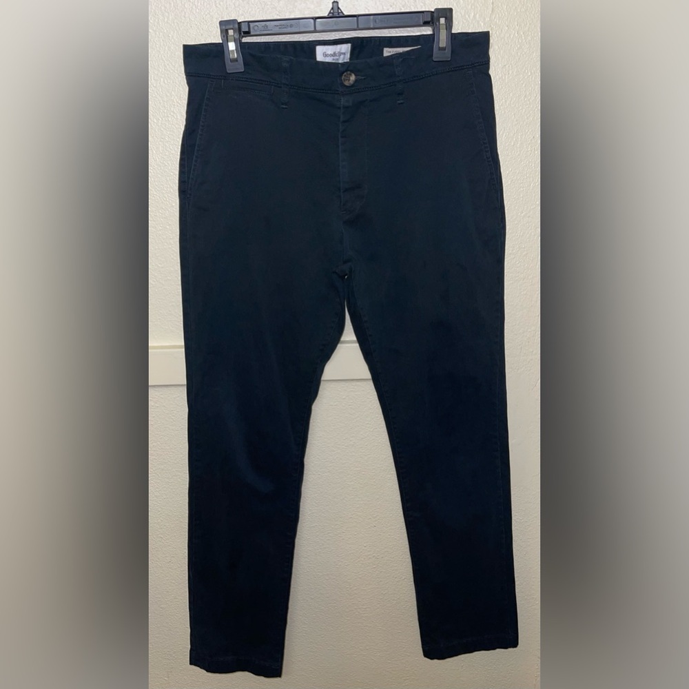 Men's Black Chino Pants